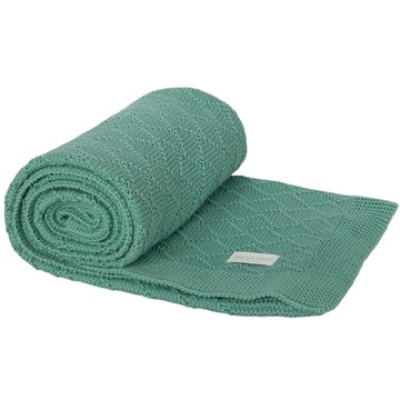 Organik Pamuk El Örgüsü Bebek Battaniyesi Hediyeli Set