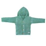 Organik Pamuk El Örgüsü Bebek Hırkası & Çocuk Hırkası Hediyeli Set