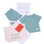 Organik Pamuk El Örgüsü Bebek Şapkası Hediyeli Set